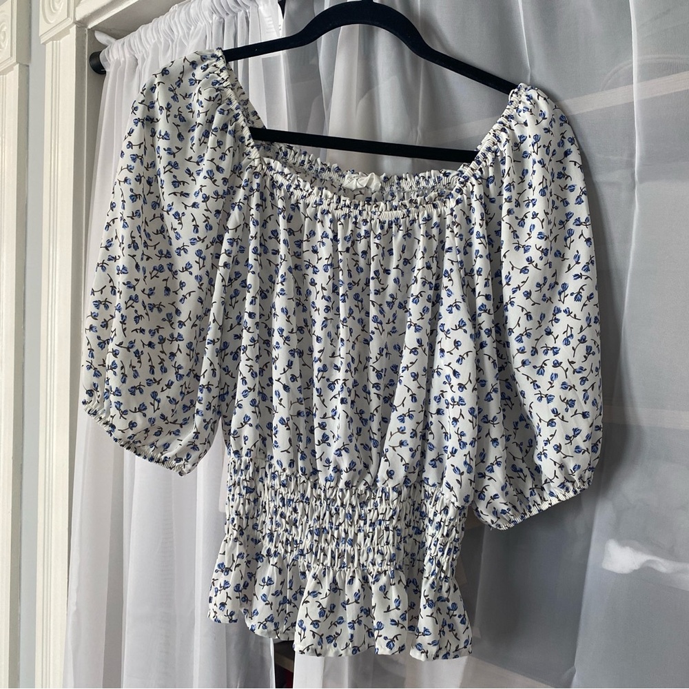 Sienna sky blouse